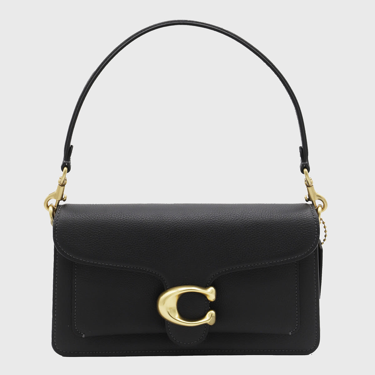 Coach Black Leather Tabby 26 Shoulder Bag