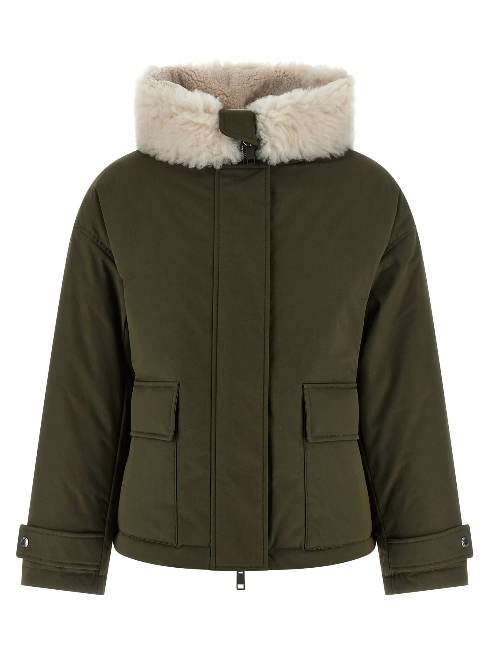 Salomon Merino Shearling Hooded Parka