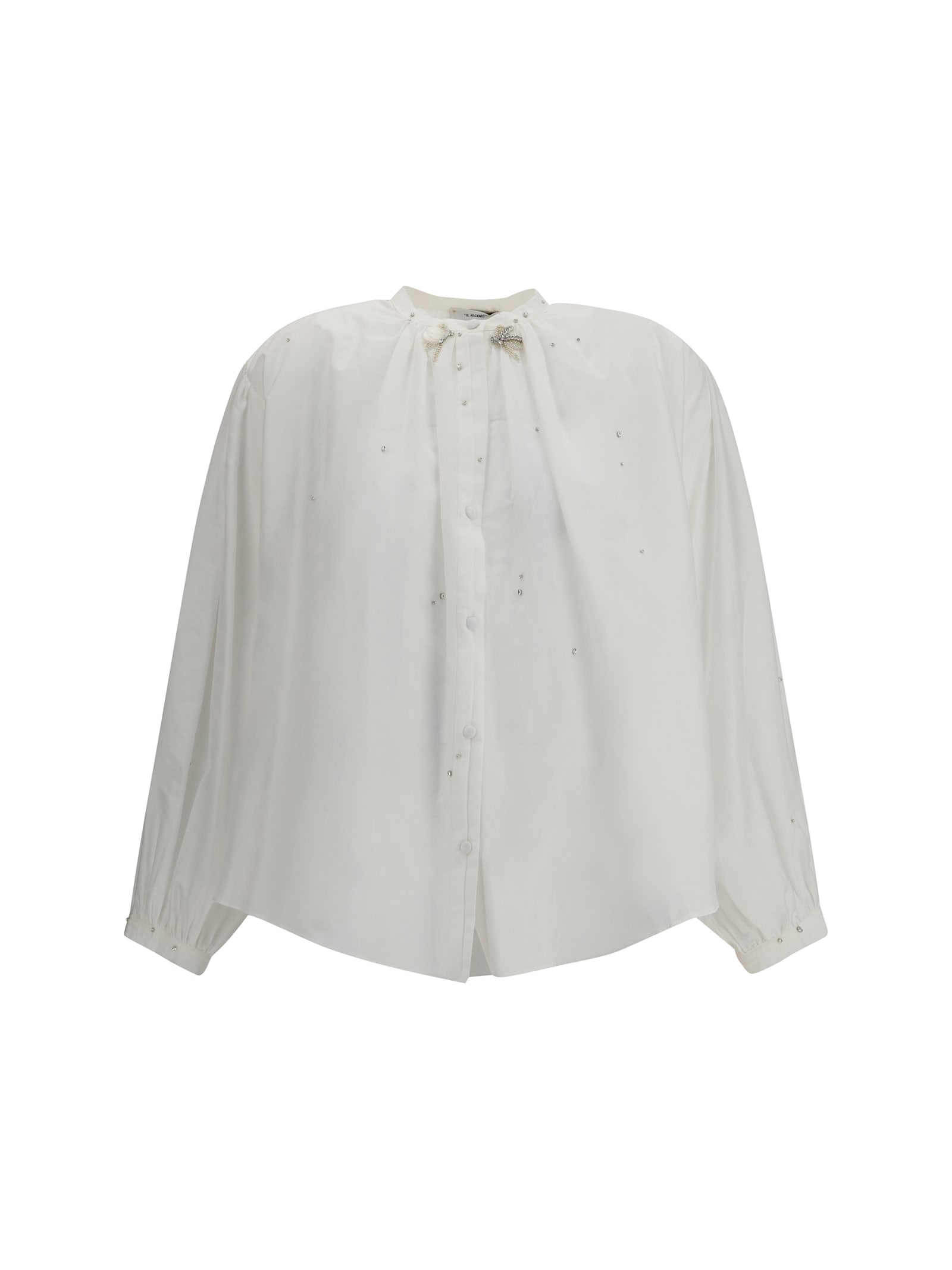 Forte_Forte Voile Shirt With Embroidery