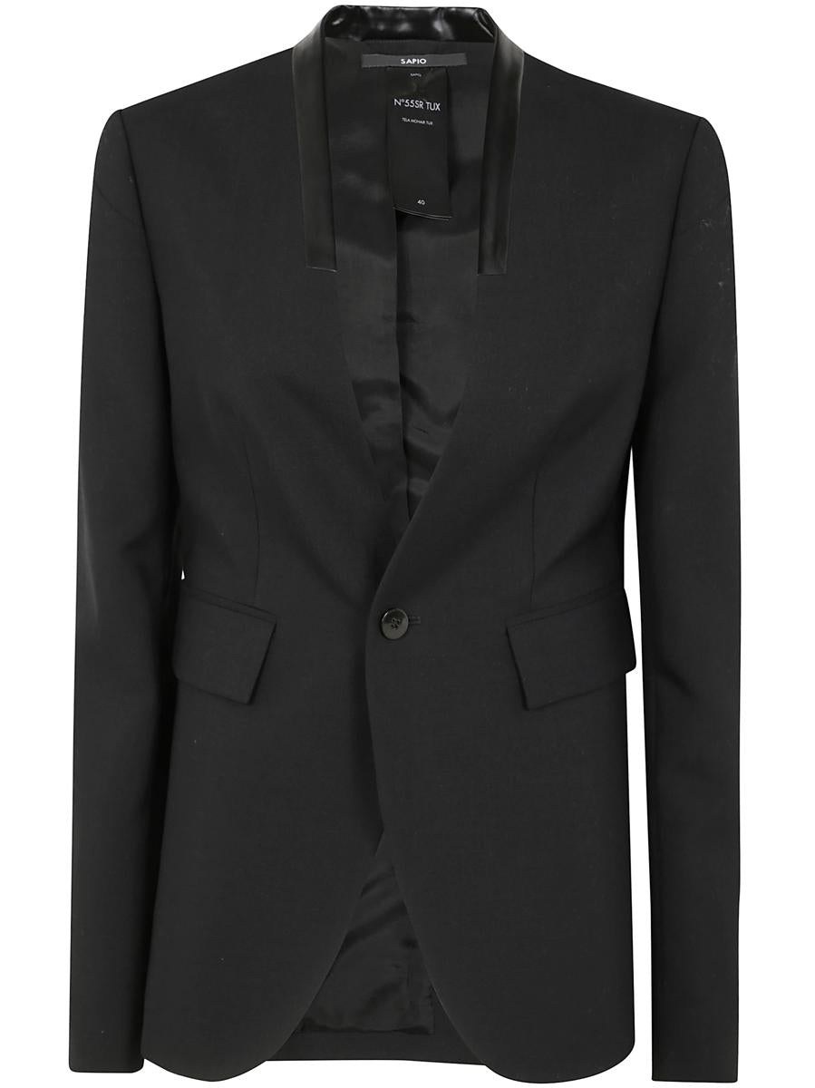 Sapio Mohair Tux Single Brested Blazer Clothing