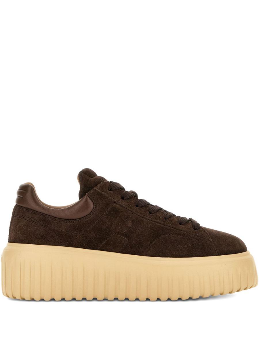 Hogan H-Stripes Leather Sneakers
