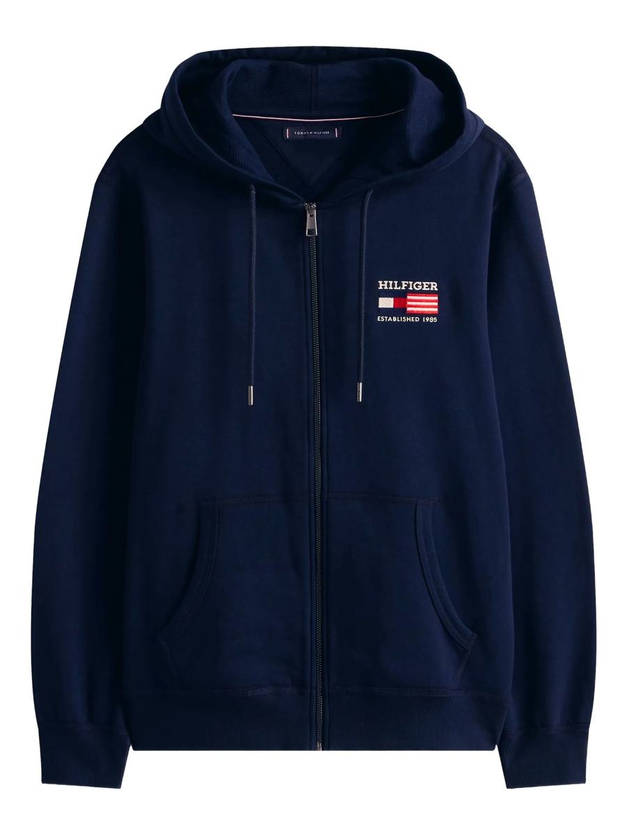 Tommy Hilfiger Americana Zip Through Hoody Clothing