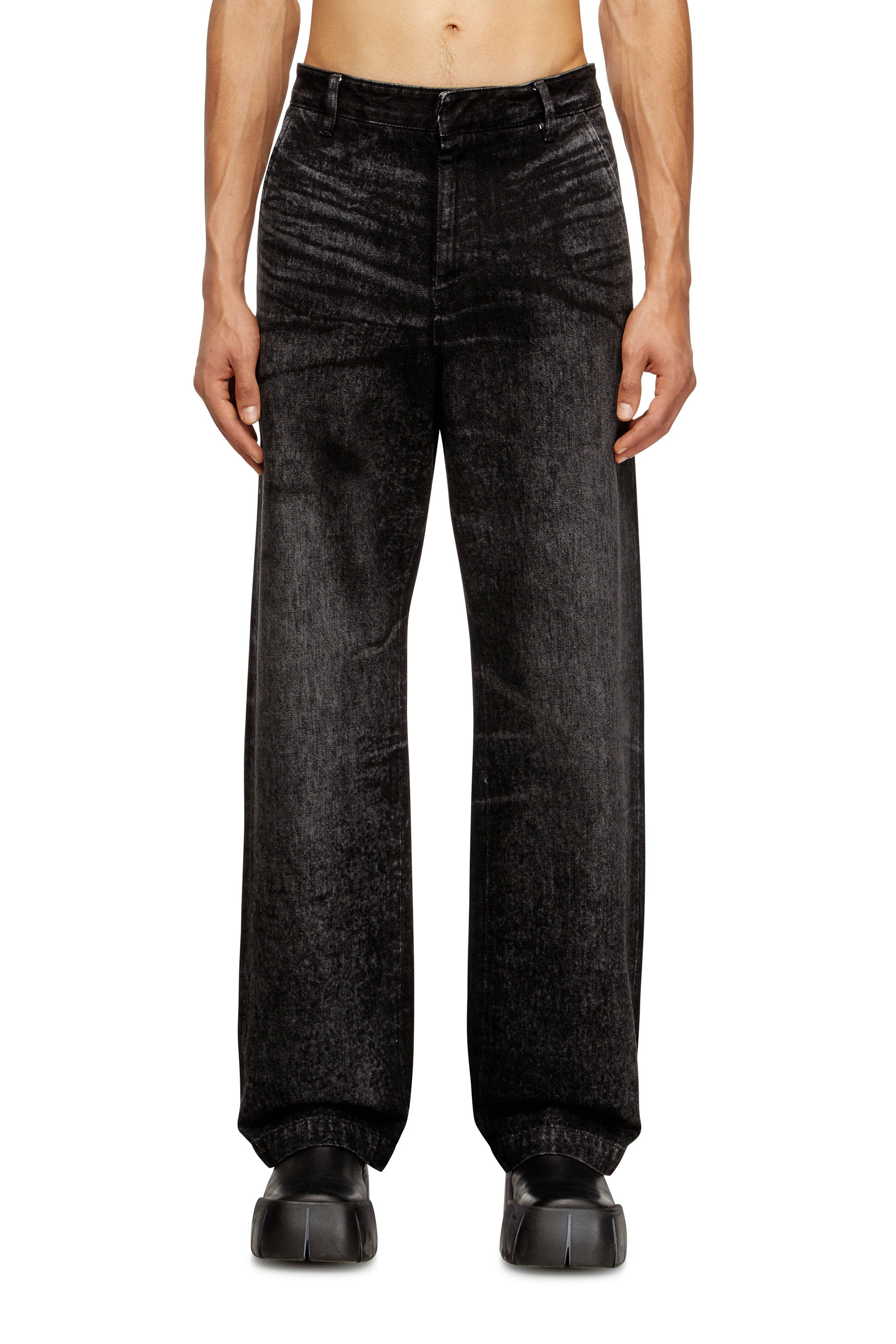 Diesel - Regular Jeans - D-Eber - Jeans - Man - Black