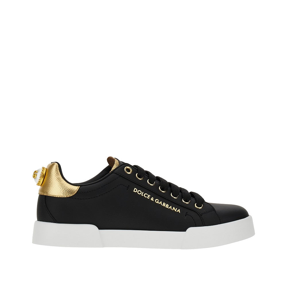 DOLCE & GABBANA 'Portofino' nappa leather snekares Woman 36