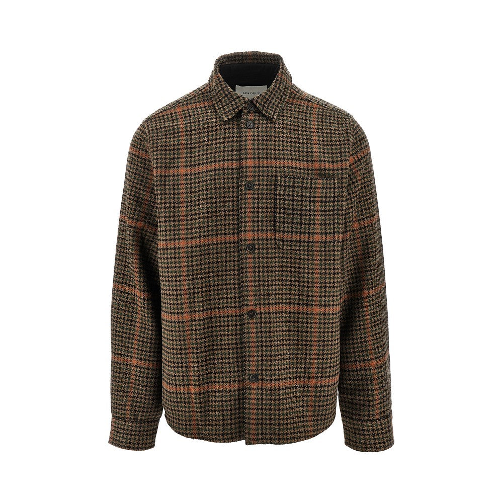 LES DEUX 'Kody' houndstooth overshirt Man S
