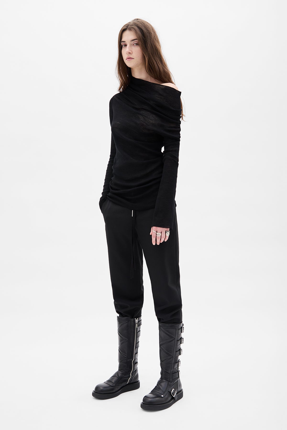 Tizziana Knitted Long Sleeve Top