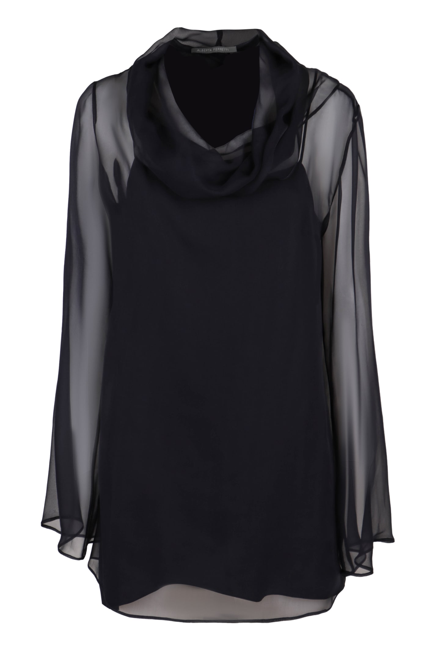 Alberta Ferretti Chiffon Blouse