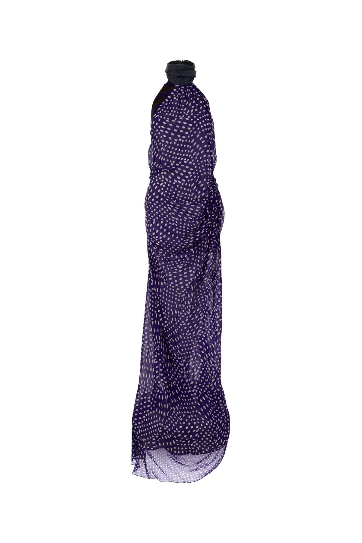 Dries Van Noten Printed Crepe Devira Long Dress