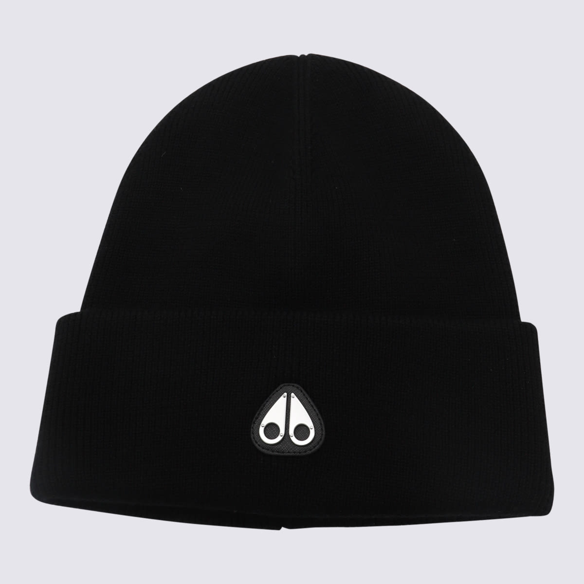 Moose Knuckles Black Wool Hat