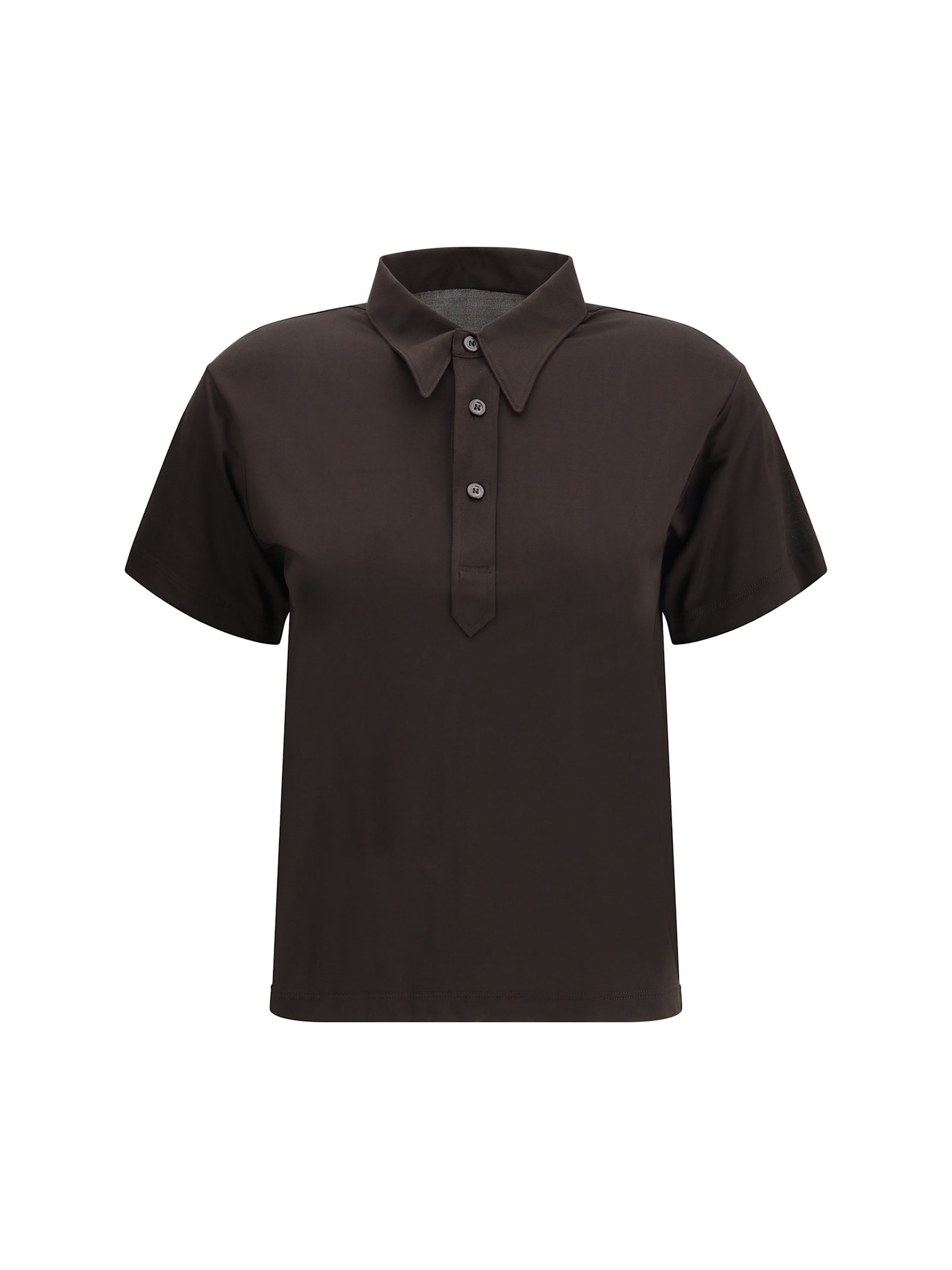 Maison Margiela Semi-sheer Polo Shirt