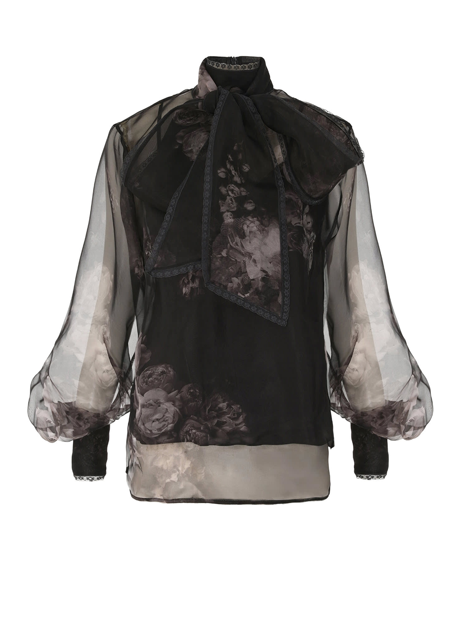 Zimmermann Hypnotic Pussybow Blouse Silk Shirt