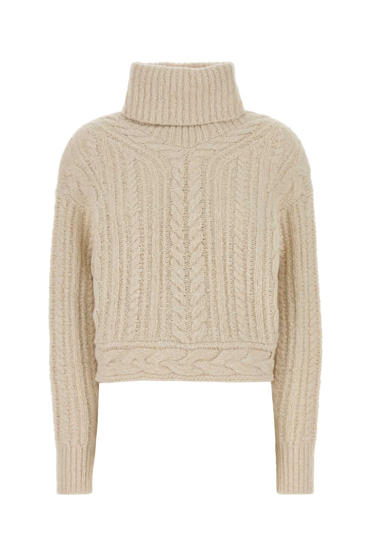Marant Étoile Ivory Cotton Blend Brenda Sweater