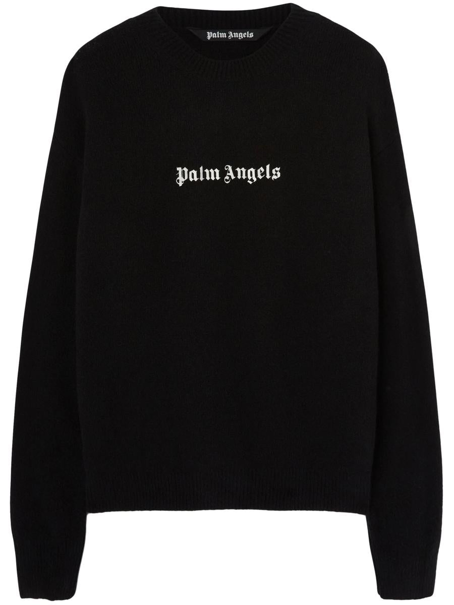Palm Angels Embroidered Crew-Neck Jumper