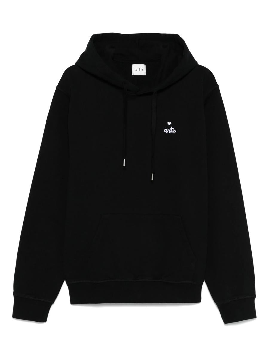 Arte Heart-Logo Hoodie Clothing