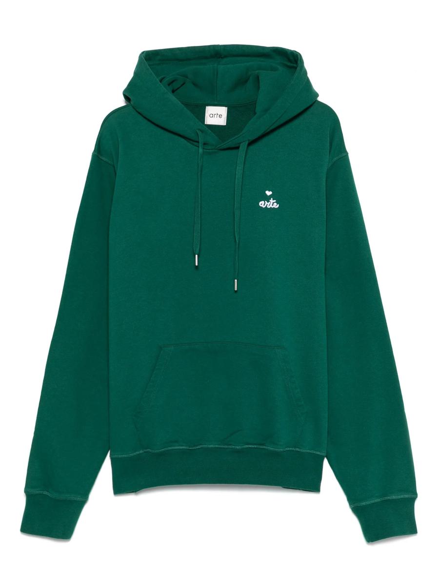 Arte Heart-Logo Hoodie Clothing