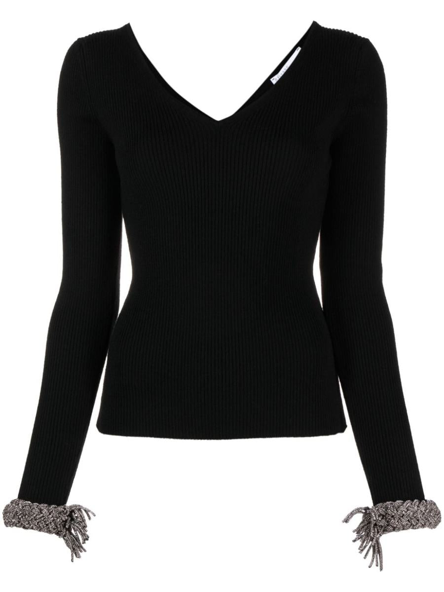 Giuseppe Di Morabito Crystal Embellished Wool Top