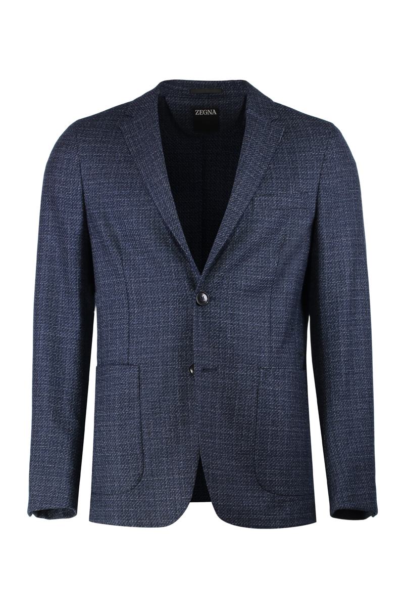 Zegna Single-Breasted Two-Button Jacket