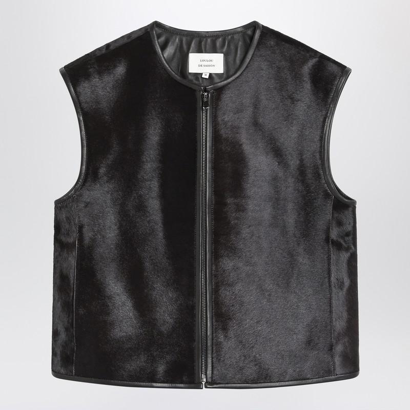 Loulou De Saison Ampas Vest In Pony-Effect