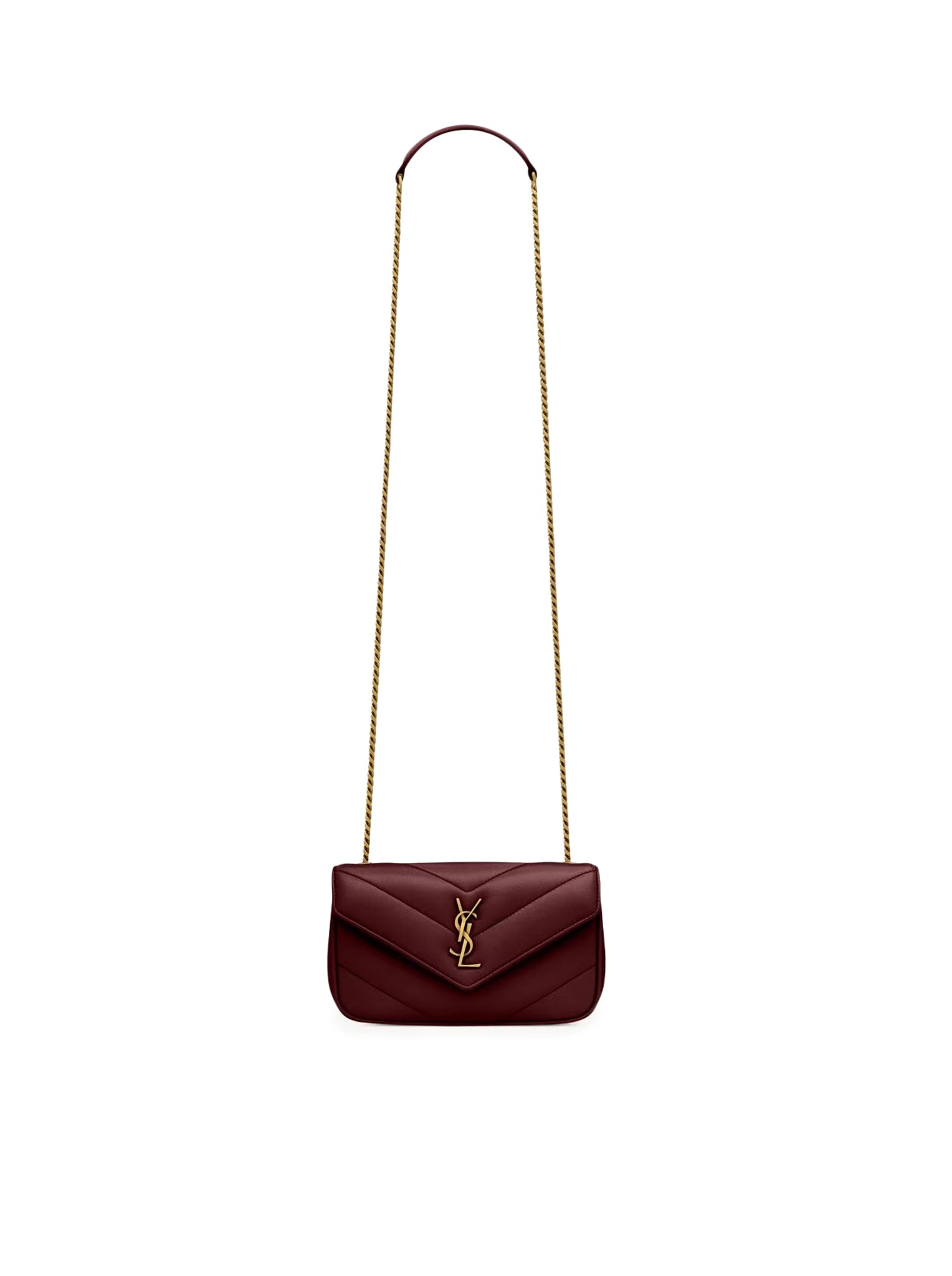 LOULOU MINI LAMBSKIN BAG - Saint Laurent - Woman