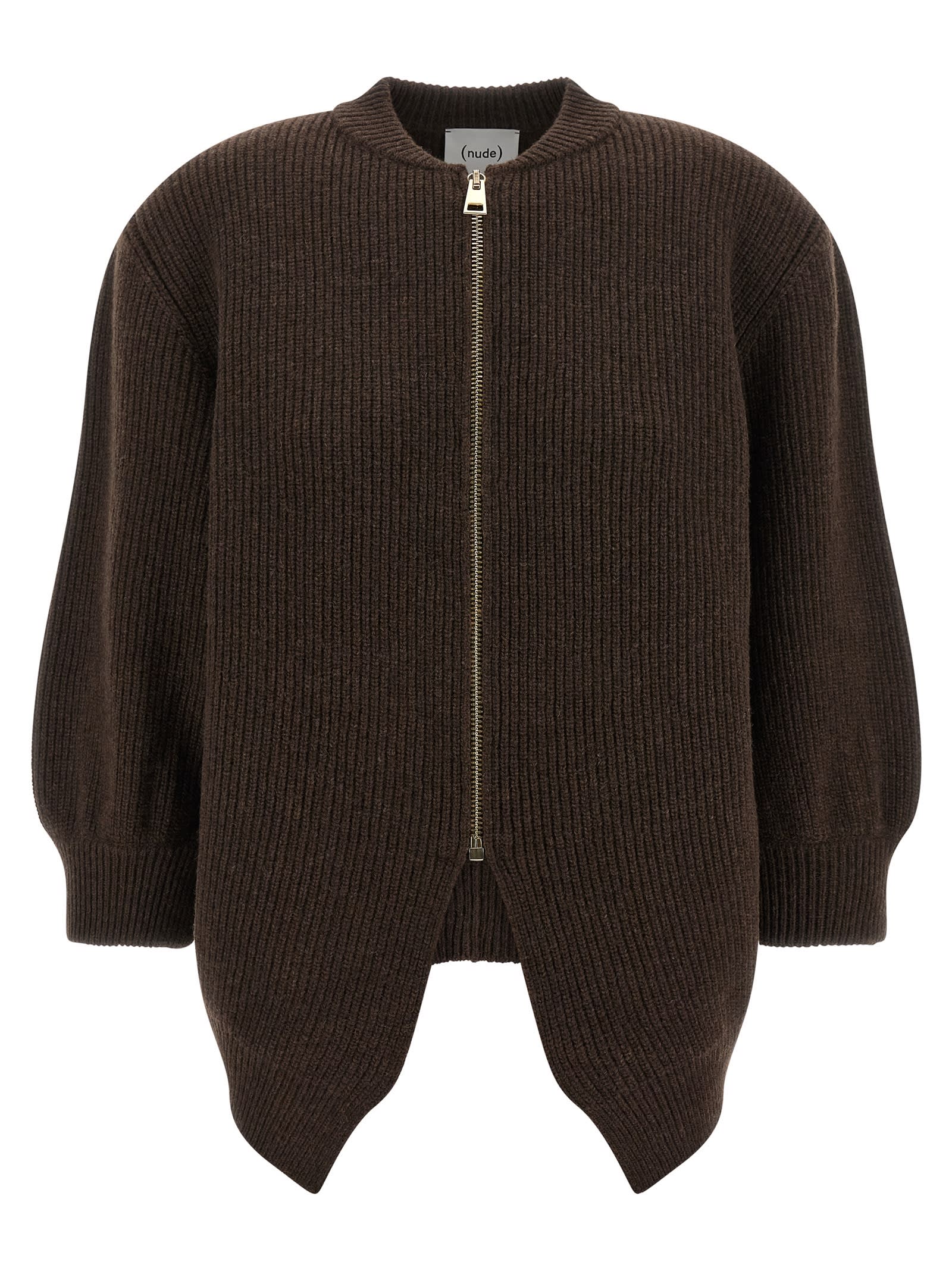 (nude) Spiked Cardigan
