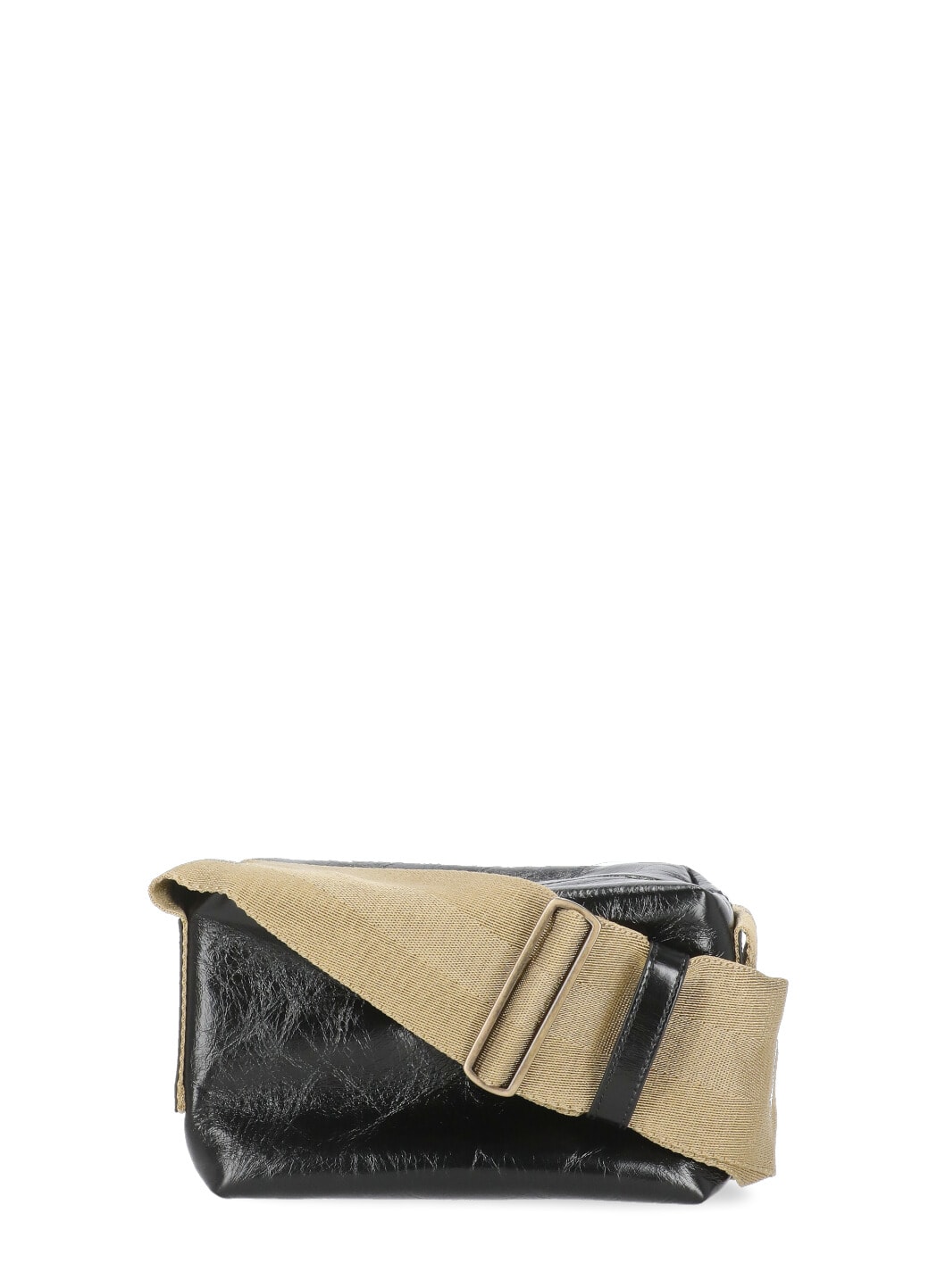 Uma Wang Square Shoulder Bag In Leather
