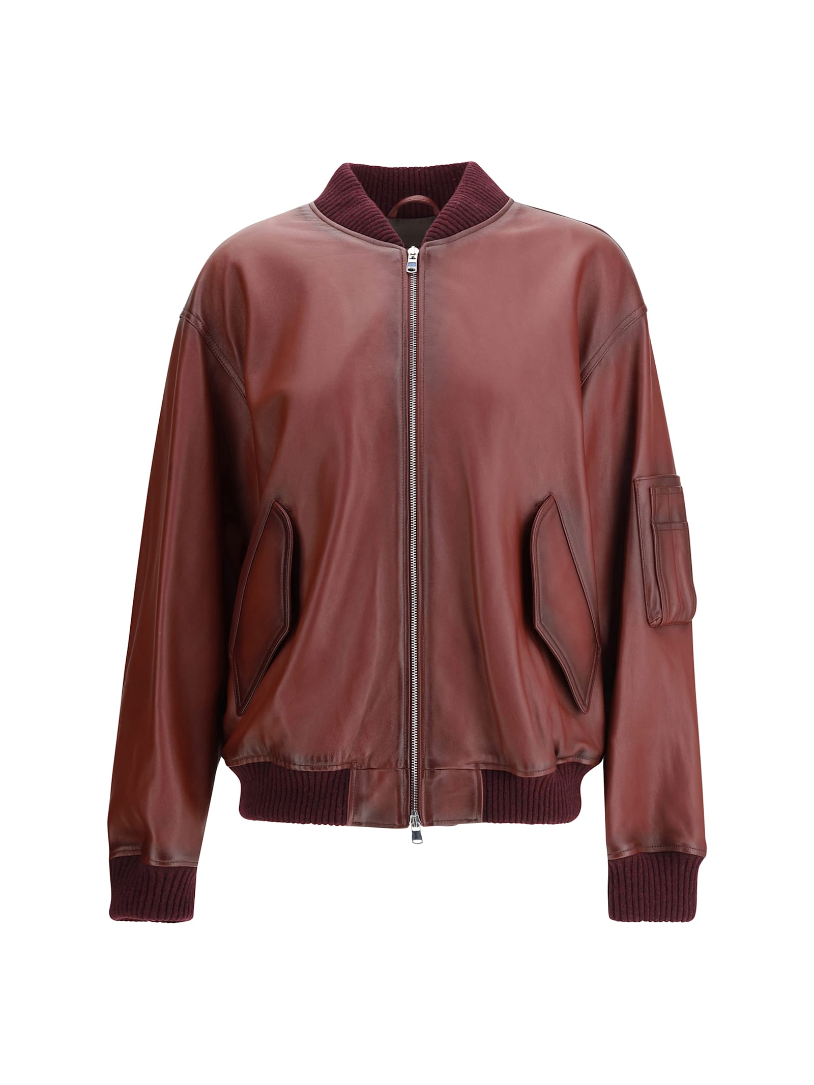 Valstar Leather Bomber Jacket