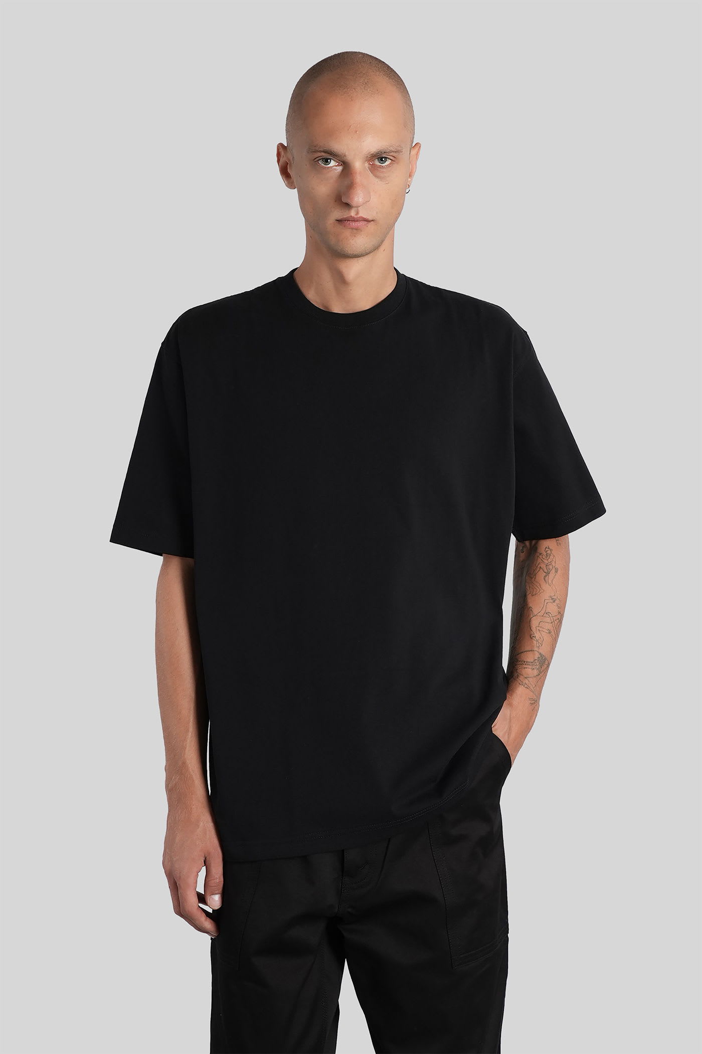 Junya Watanabe T-shirt In Black Cotton