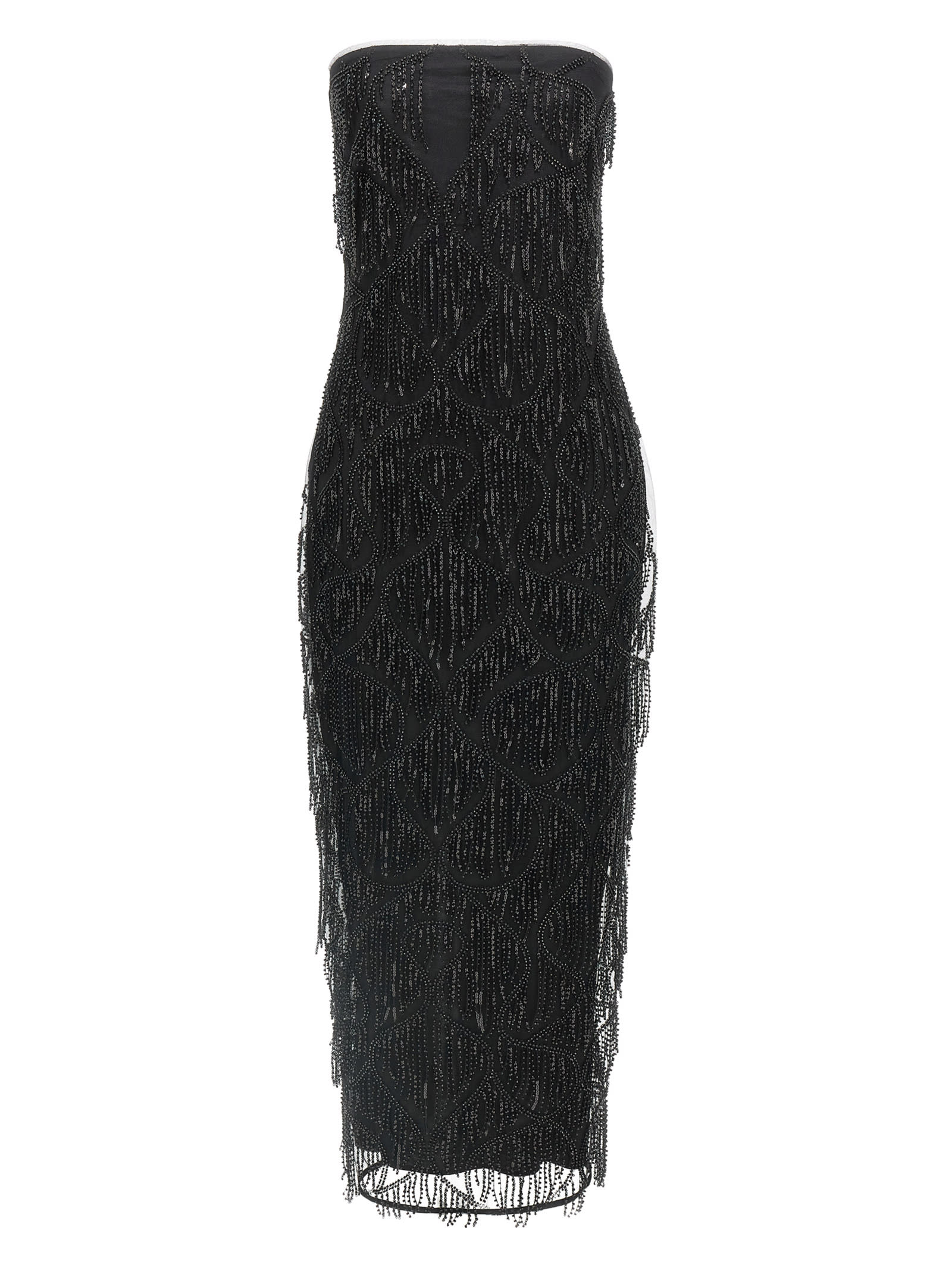 Rotate by Birger Christensen sequins Midi Tube Dress