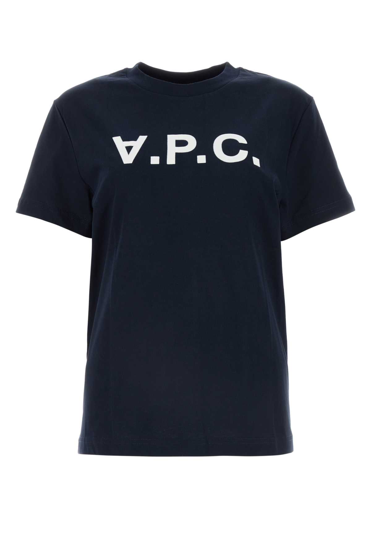 A. P.C. Midnight Blue Cotton T-shirt