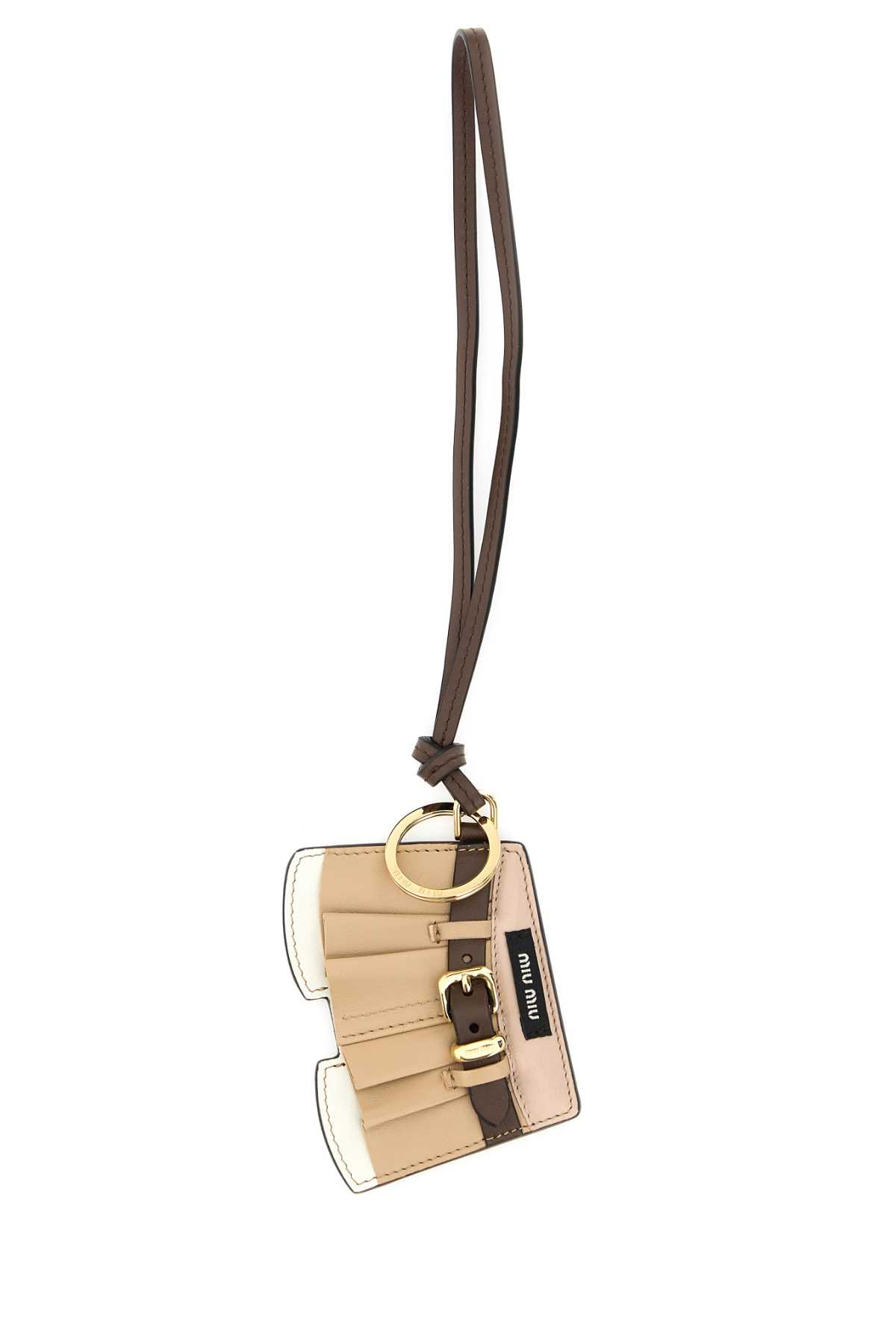 Miu Miu Multicolor Leather Keyring