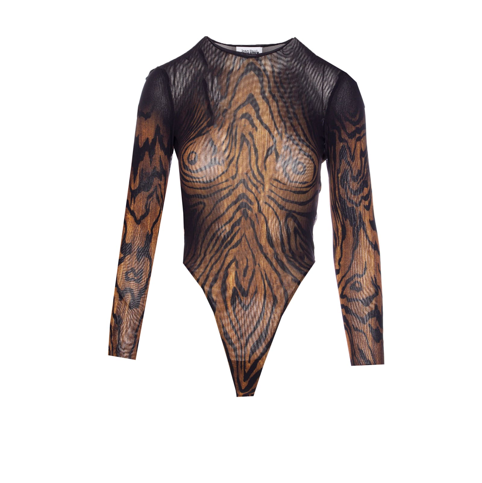 Jean Paul Gaultier The Wood Print Longsleeves Top