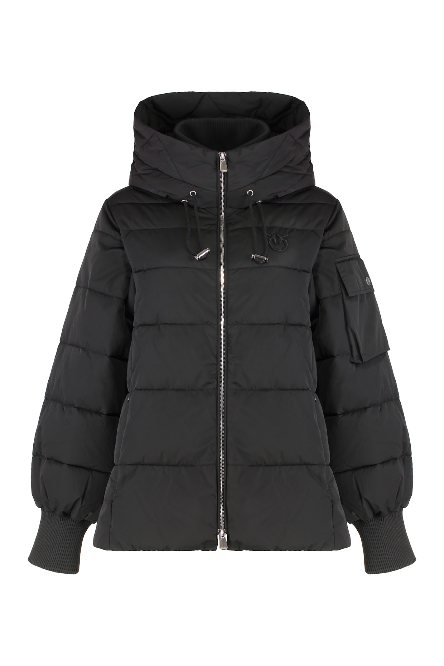Pinko Crusca Hooded Short Down Jacket