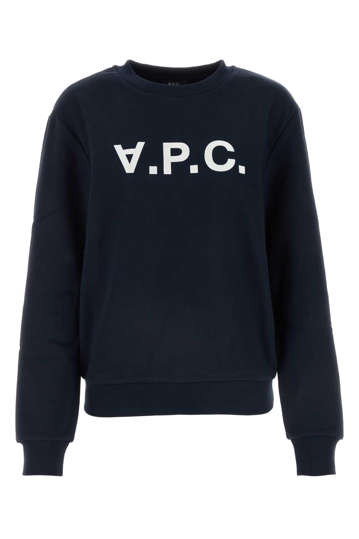 A. P.C. Midnight Blue Cotton Sweatshirt