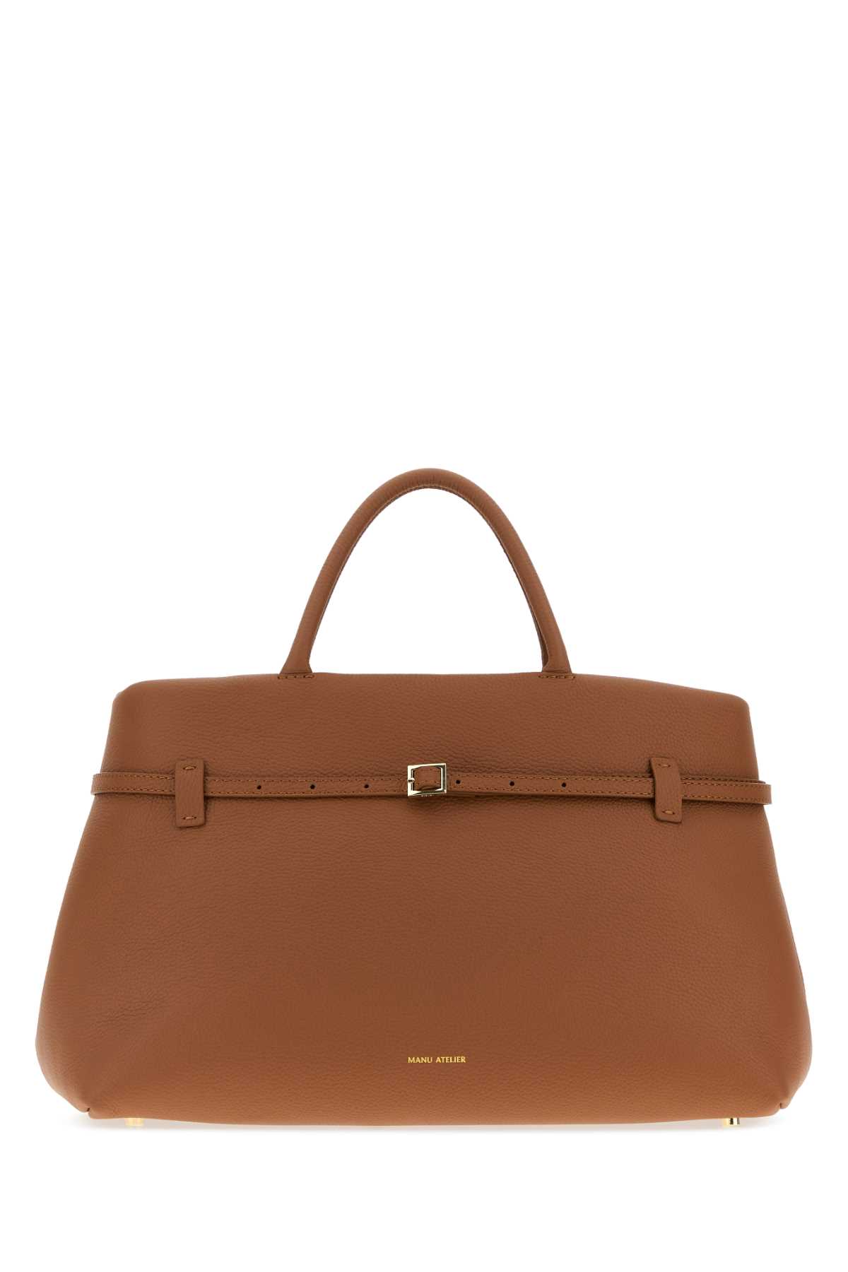 MANU Atelier Caramel Leather Le Cambon 40 Handbag