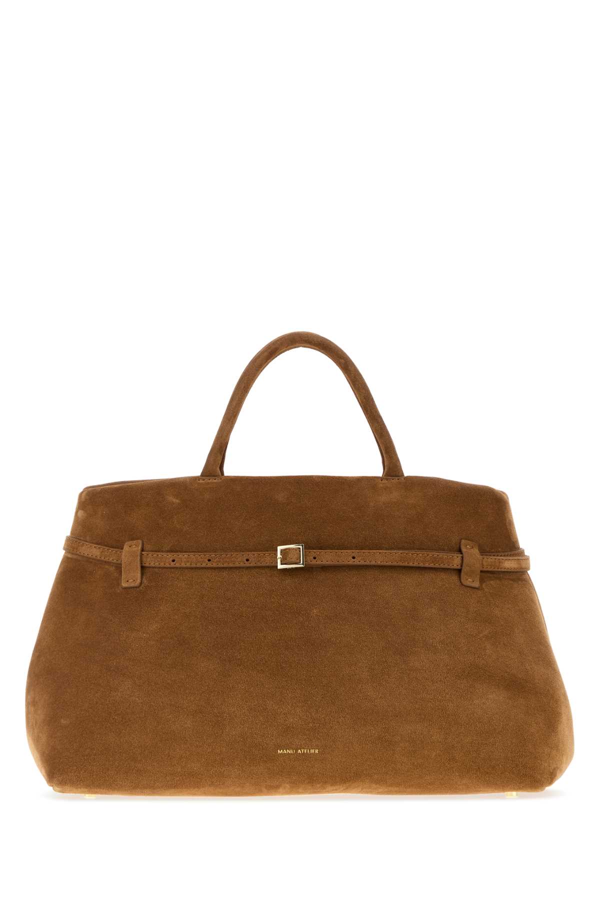 MANU Atelier Caramel Suede Le Cambon 40 Handbag