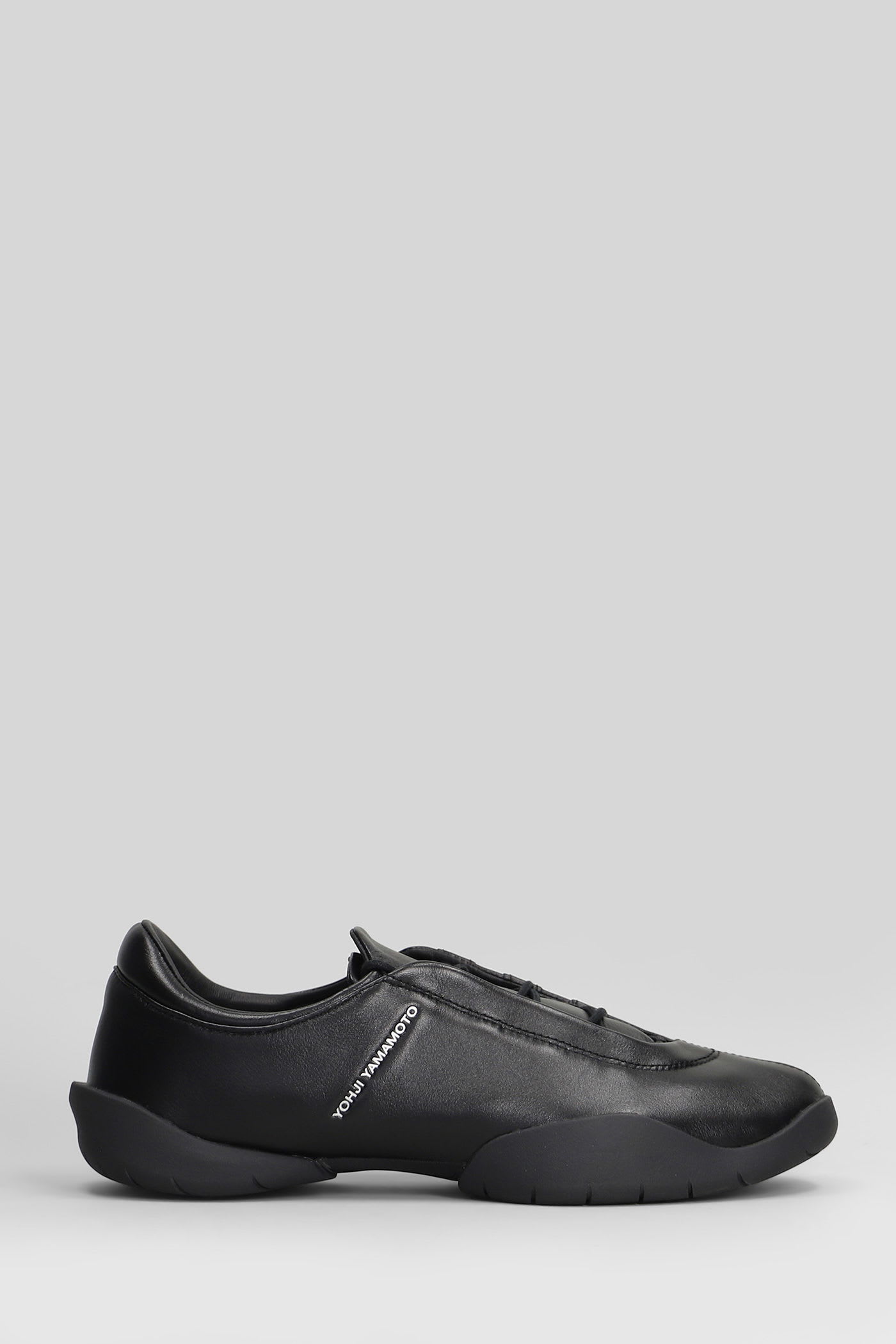 Y-3 Regu Sneakers In Black Leather
