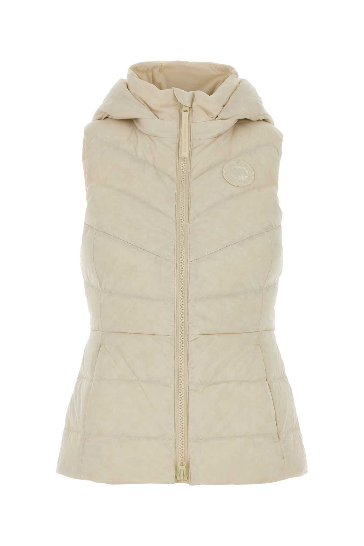 Canada Goose Ivory Stretch Nylon Clair Vest