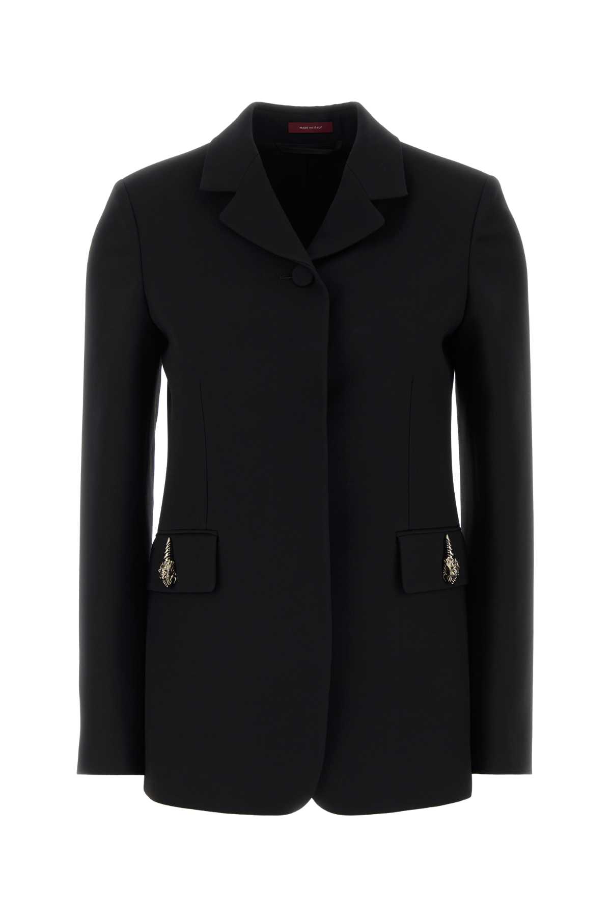Gucci Black Cady Blazer