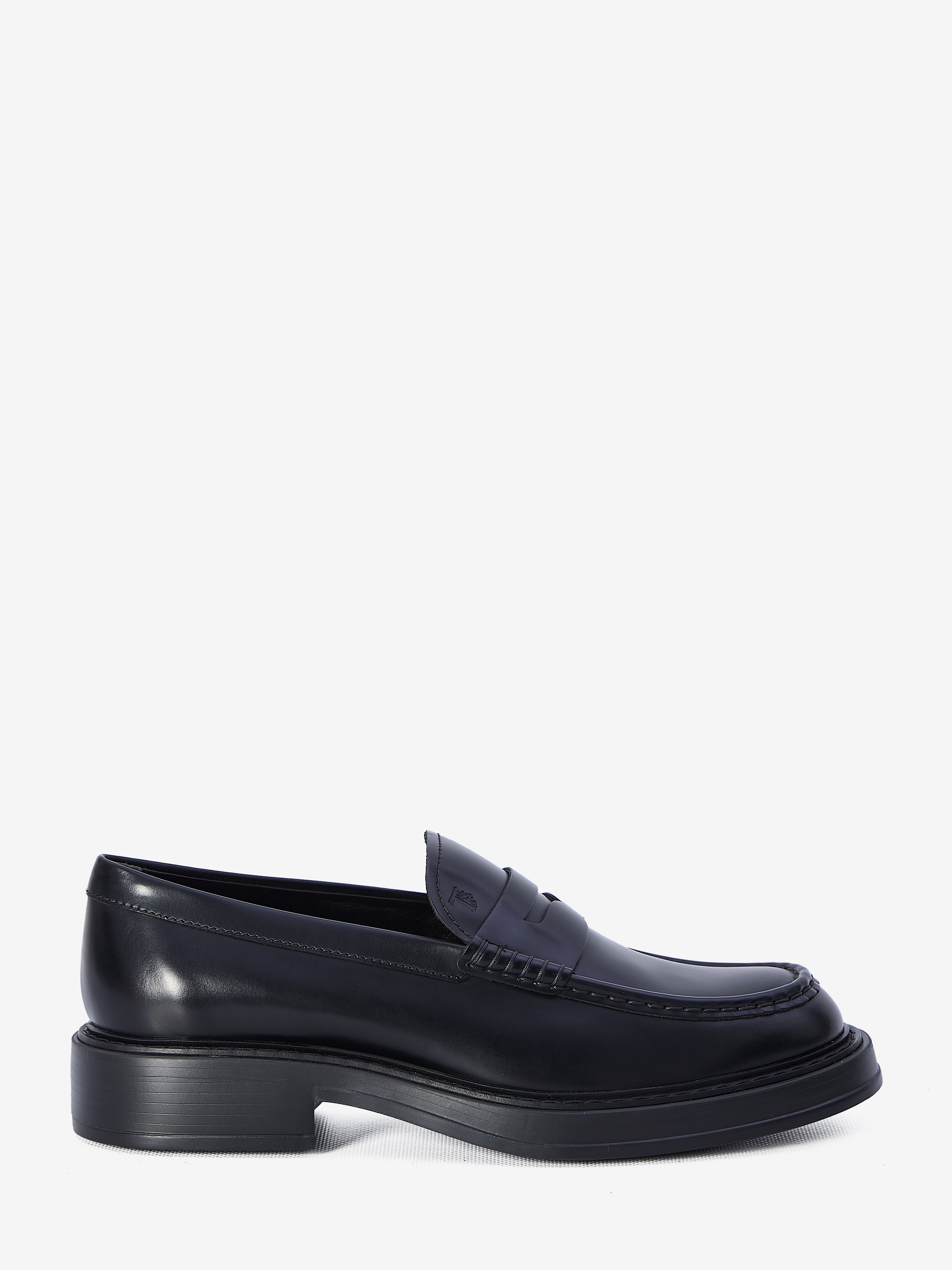 Leather loafers