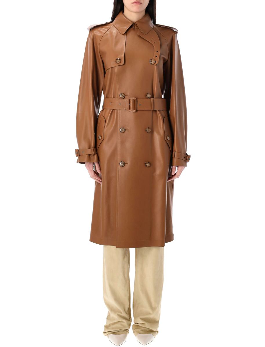 Ralph Lauren Niles Lambskin Trench Coat