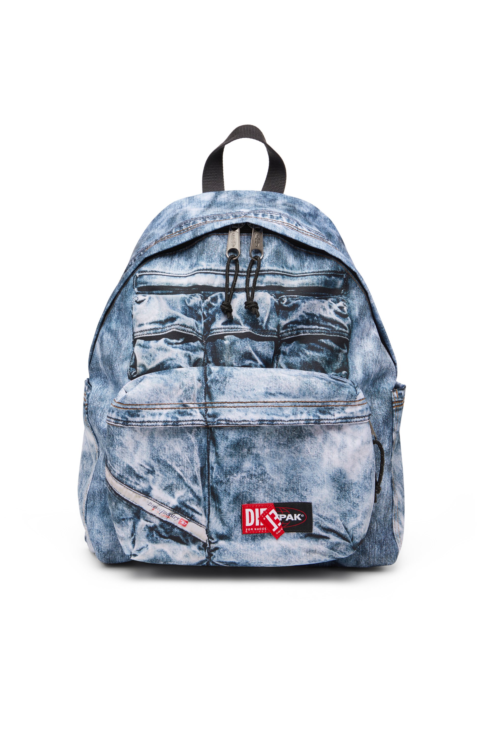 Diesel - Backpack in trompe l'oeil denim - Backpacks - Unisex - Blue