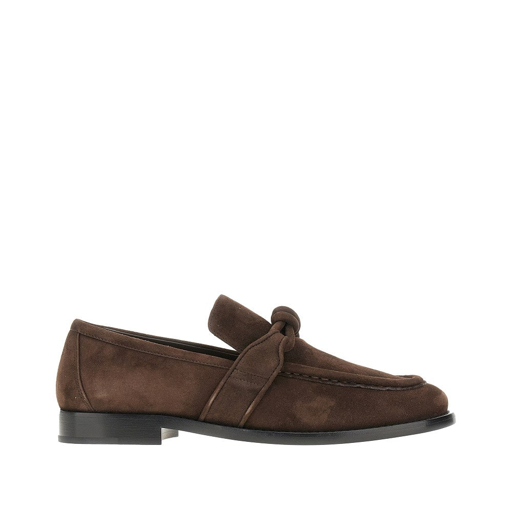 BOTTEGA VENETA Suede leather 'Astaire' loafers Man 41