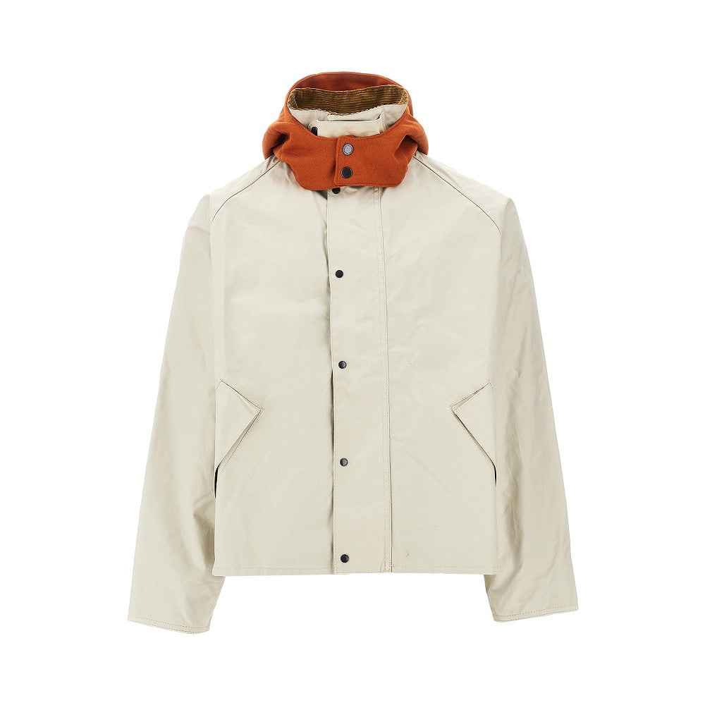 BARBOUR INTERNATIONAL Barbour x KS 'Cruiser' cotton short parka Man 40