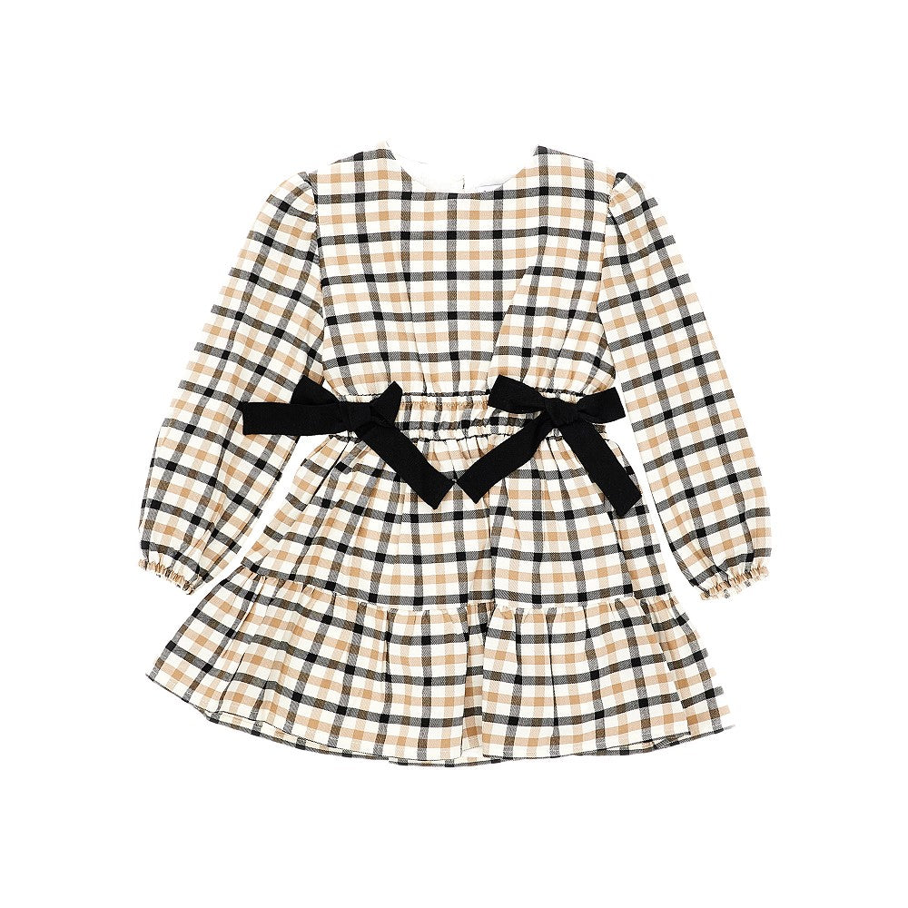 MAYORAL Twill mini dress with bows Kids 3Y