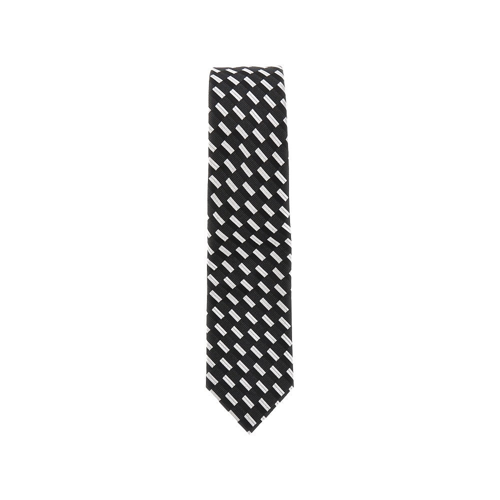 EMPORIO ARMANI Silk tie with jacquard motif Man One Size