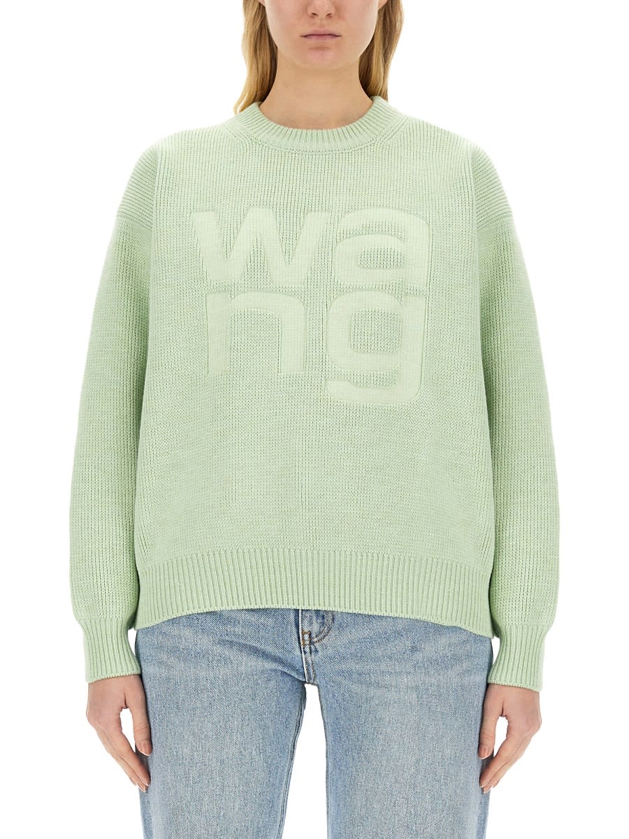 T by Alexander Wang Jersey With Logo