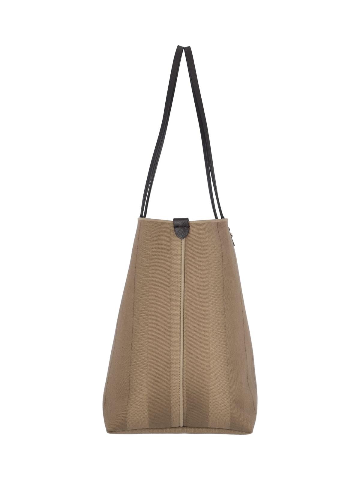 Fendi Large Reversible Ff Logo Shopping Bag