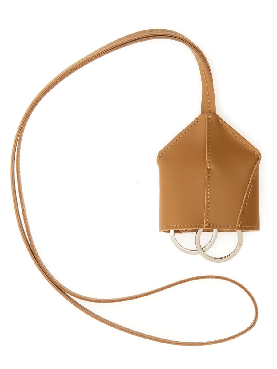MM6 Maison Margiela Leather Keychain