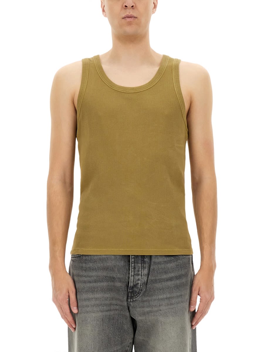 Sunflower Ribbed Tank Top