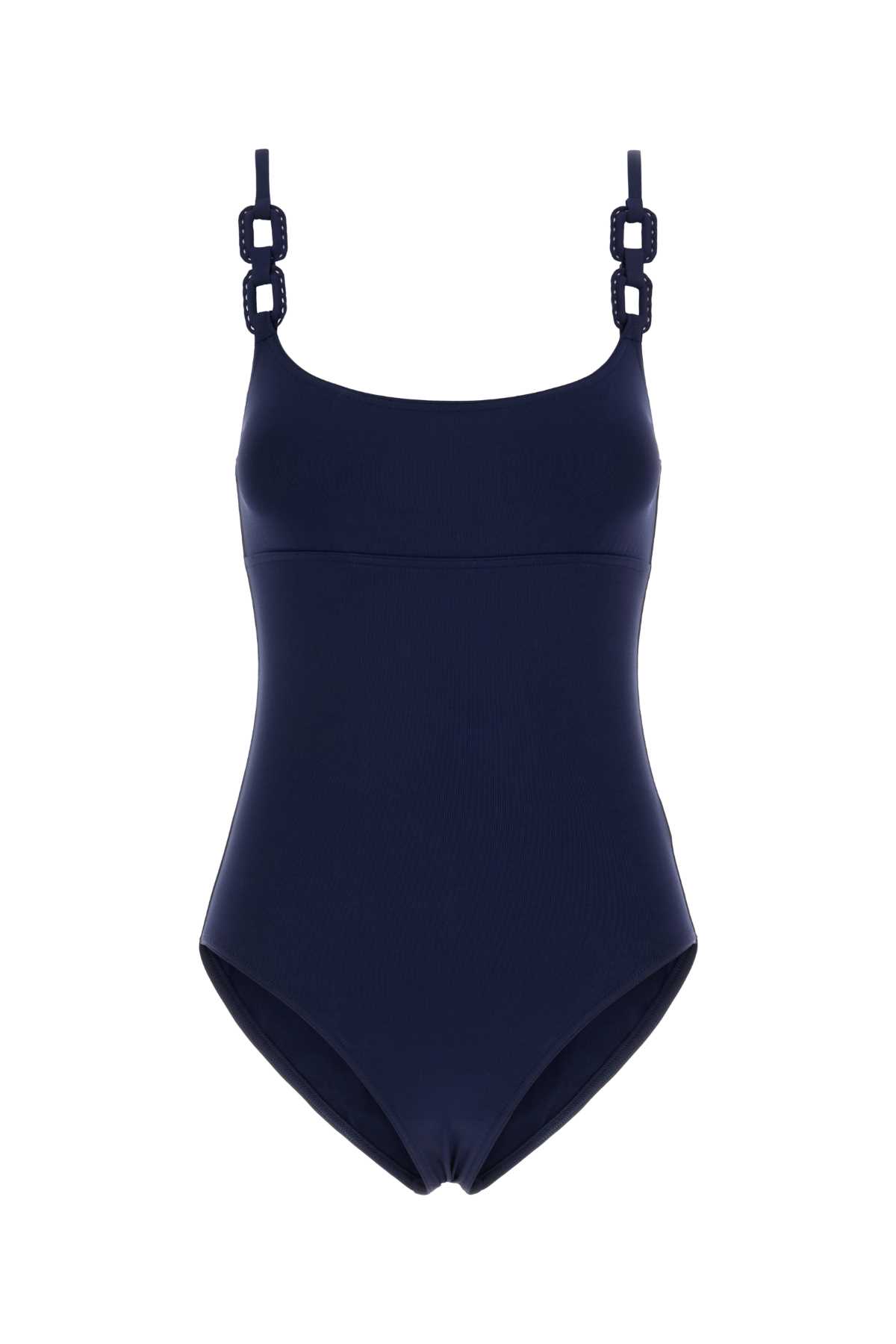 Eres Dark Blue Stretch Nylon Cotier Swimsuit